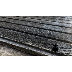 سنگ گرانیت مشکی نطنز 80*80 شیار دار معدن آقای علیزاده-Black Granite Natanz Mr Alizadeh Mine