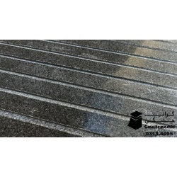 سنگ گرانیت مشکی نطنز 80*80 شیار دار معدن آقای علیزاده-Black Granite Natanz Mr Alizadeh Mine