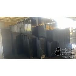 سنگ گرانیت مشکی نطنز کم خط سفید معدن احرار قد +150- Black Granite Natanz Ahrar Mine