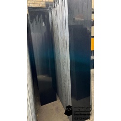 سنگ گرانیت مشکی نطنز 60*40 سوپر بدون خط ضخامت 1/8 معدن آقای علیزاده -Black Granite Natanz Mr Alizadeh Mine