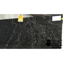 سنگ گرانیت مشکی نطنز اسلب هوند معدن دکتر زمانی-Black Granite Natanz Dr Zamani Mine